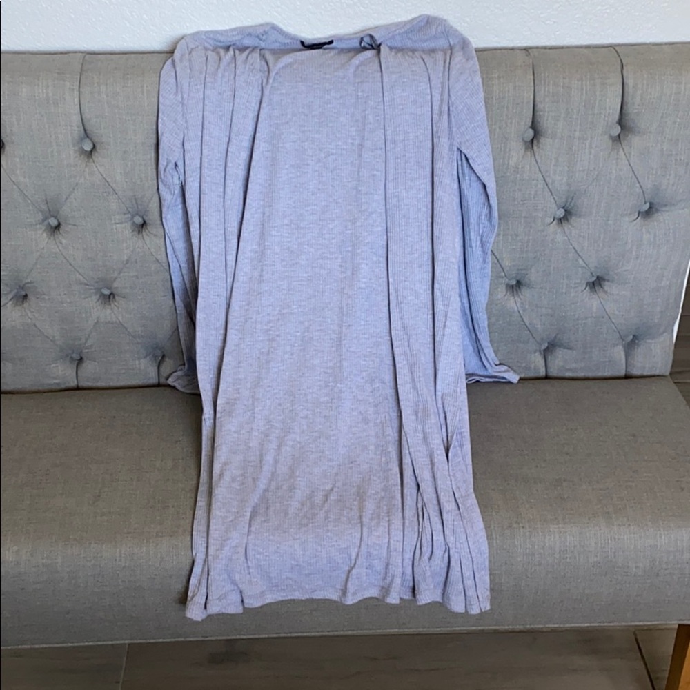 Grey cardigan